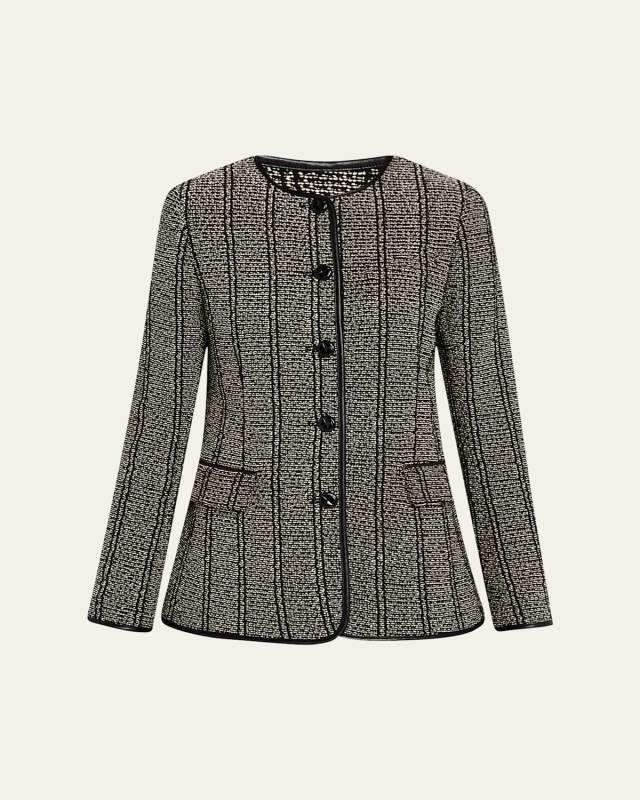 Bartlet Tweed Boucle Single-Breasted Jacket